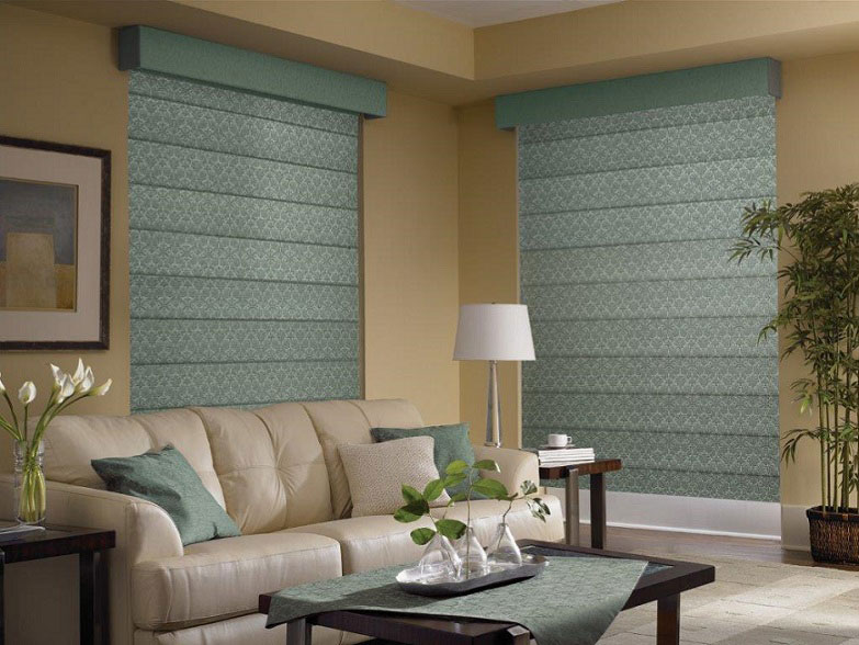 Roman Blinds Living Room